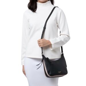 Kate Spade Black and Pink Leather Crossbody Bag‎